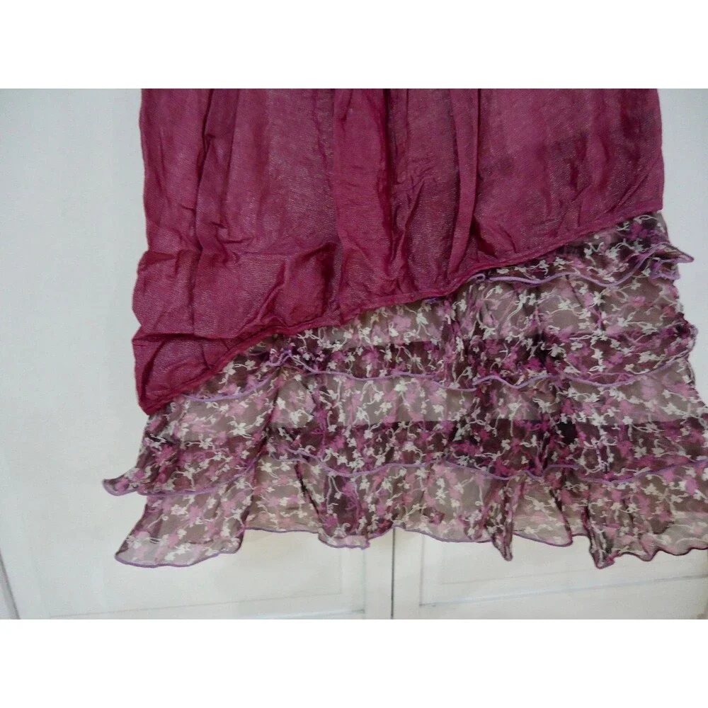 Sweet Layered Ruffle Leopard Print Dress Girl Size XL